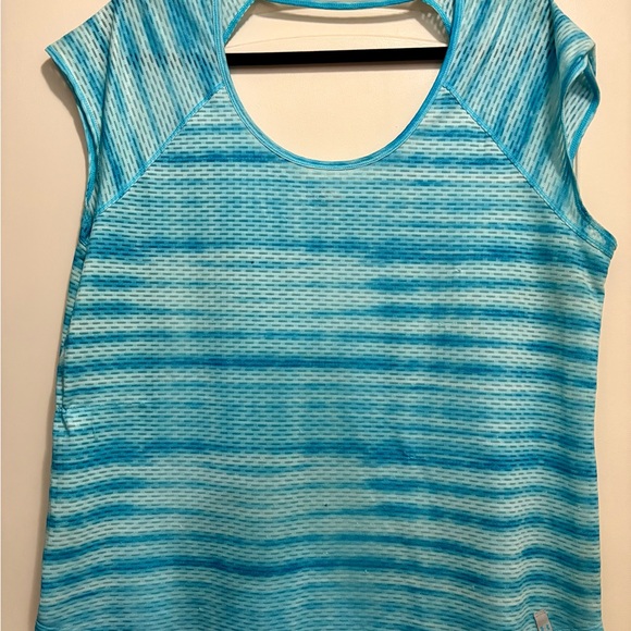 Blue Striped Women's Top - Picture 3 of 6